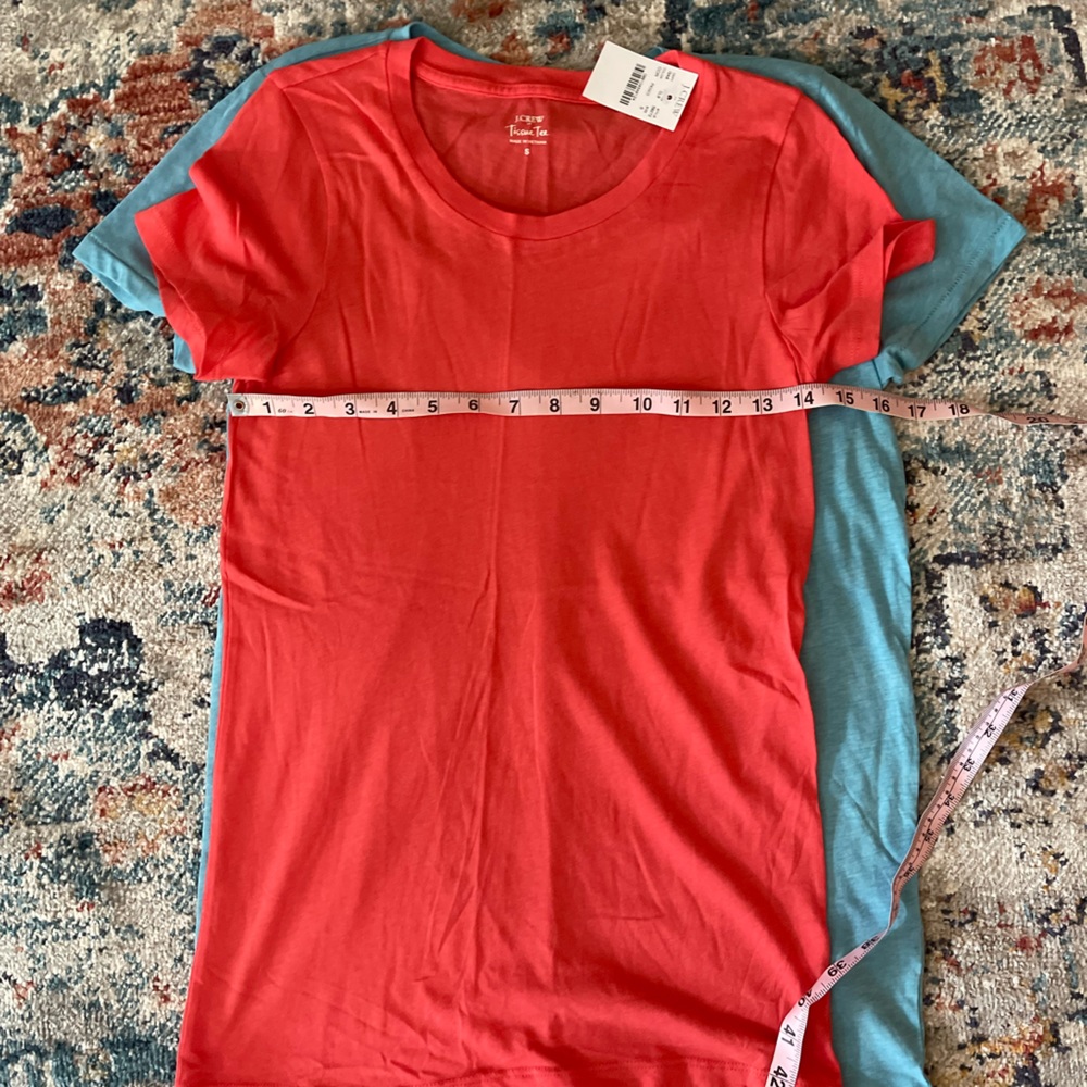 J.Crew Slub Cotton Tissue Tee, size small, set of 2 shirts - Picture 7 of 8